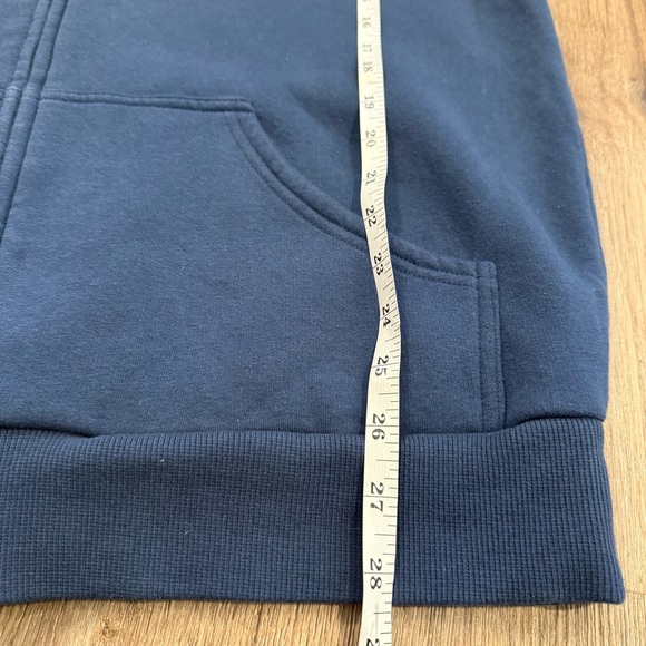 RARE Think Geek Minecraft Hoodie Blue Graphic Long Sleeve Zip Up E2 Sz Med 2012 - Picture 7 of 9